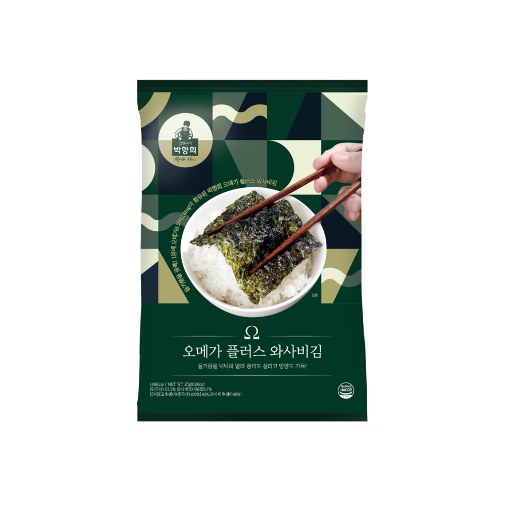 Omega Plus Wasabi Seaweed 25g