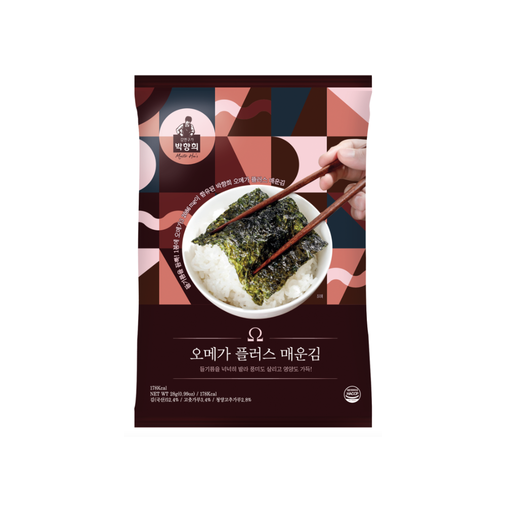 Omega Plus Spicy Seaweed 28g